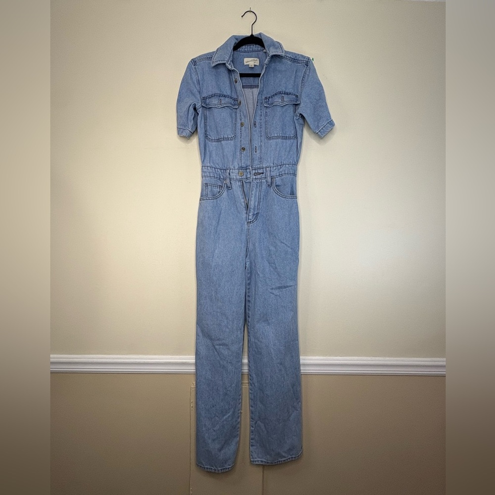 Women's Denim coverall-Jumpsuit - Picture 3 of 8